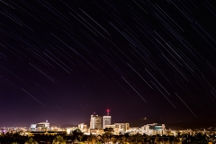 Star Trails Over Downtown Tucson