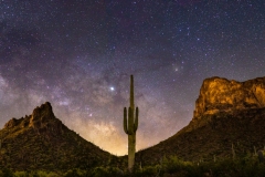 Milky way at Picacho Peak State Park