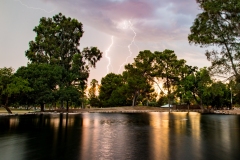 Stormy Sunset at the Park